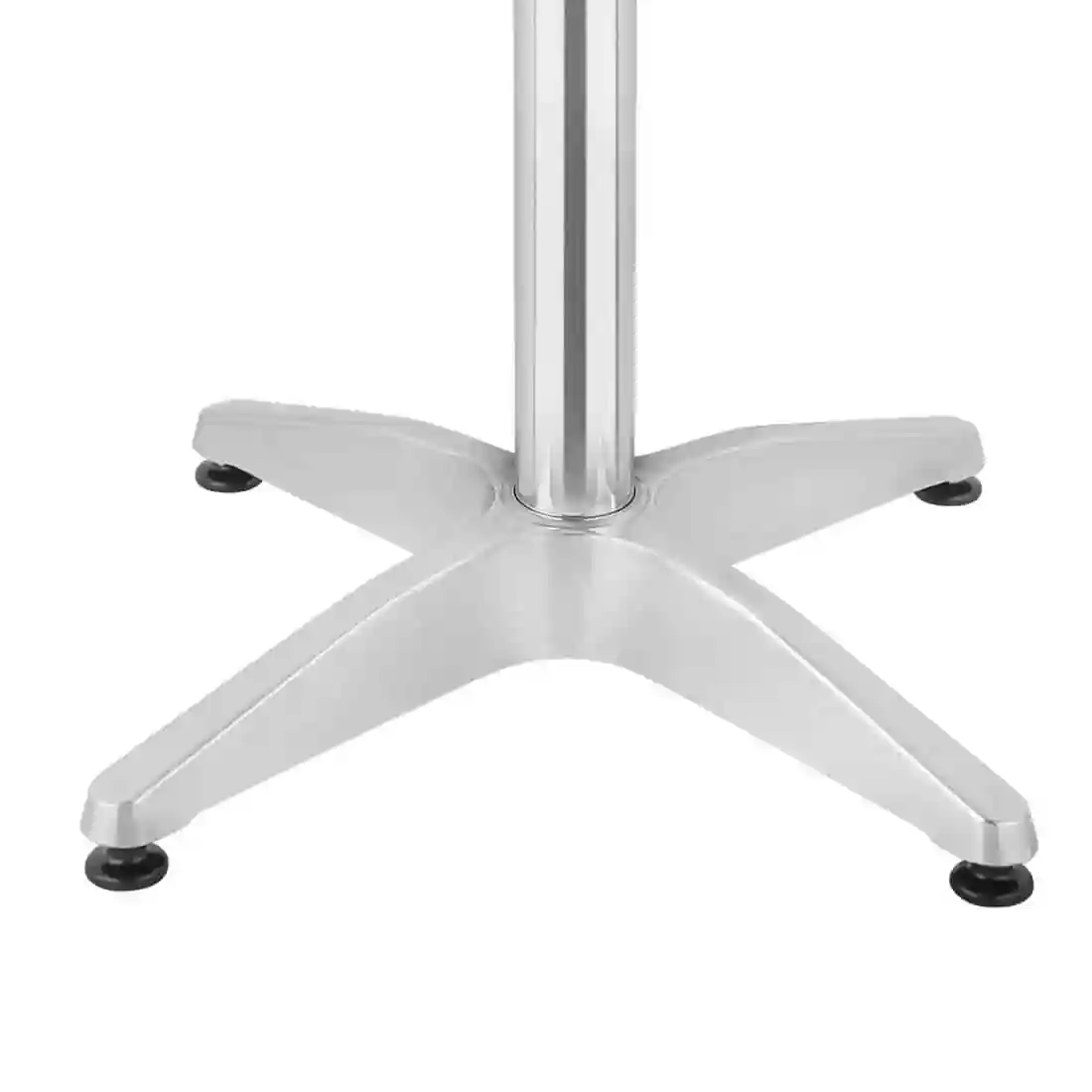 Bolero Steel and Aluminium Round Bistro Table 800mm - Image 6