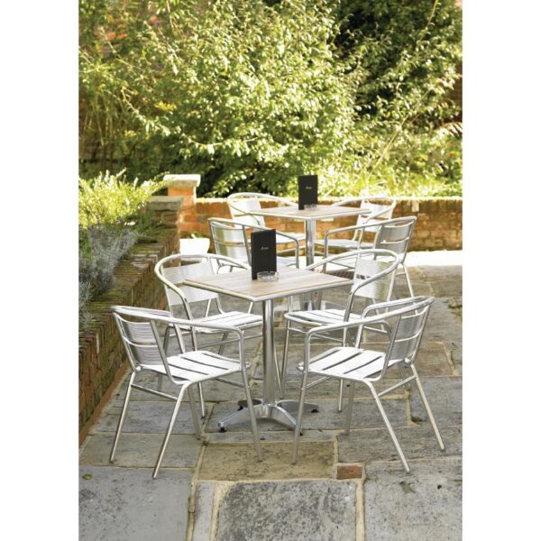 Bolero Ash Top Table Square 600mm (Single) - Image 7