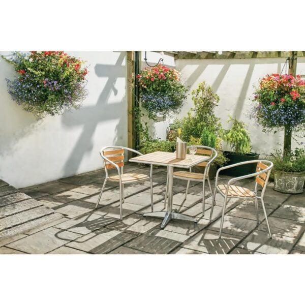 Bolero Ash Top Table Square 600mm (Single) - Image 8