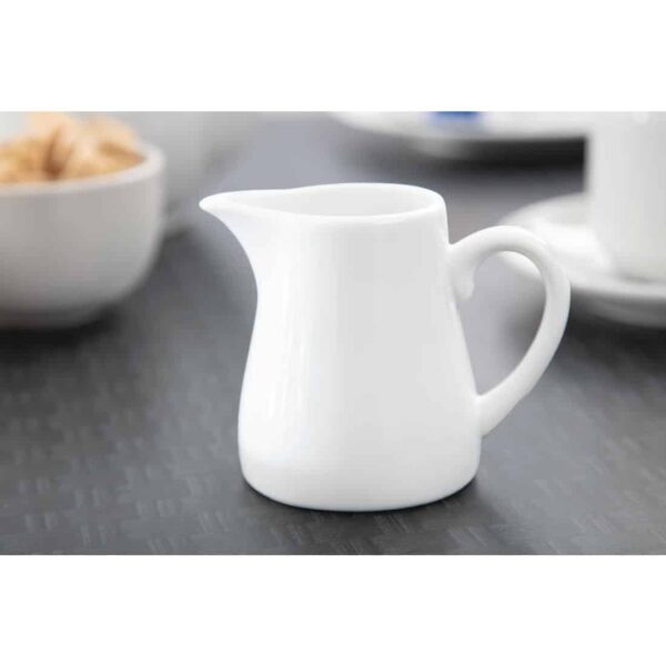Olympia Whiteware Cream and Milk Jugs 170ml 6oz - Image 7