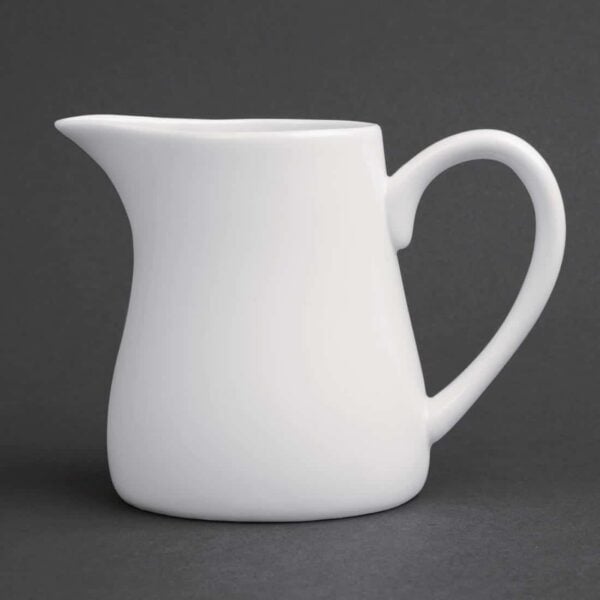 Olympia Whiteware Cream and Milk Jugs 212ml 7.5oz - Image 2