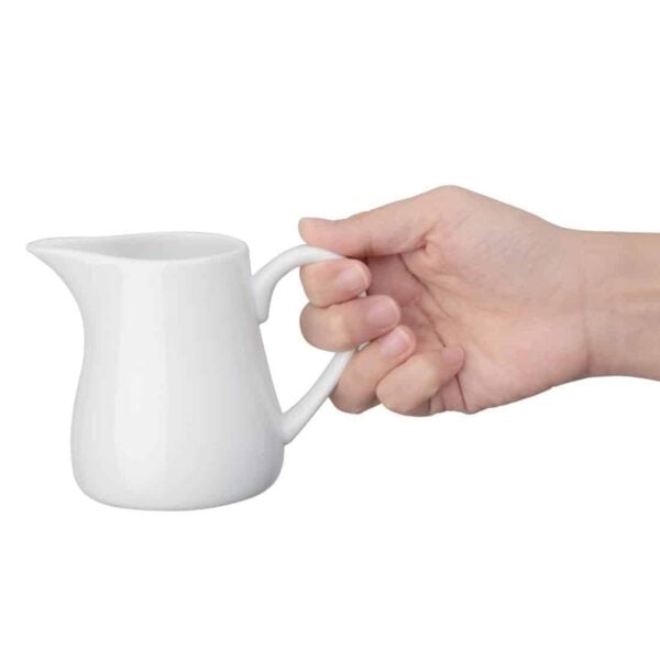 Olympia Whiteware Cream and Milk Jugs 212ml 7.5oz - Image 7