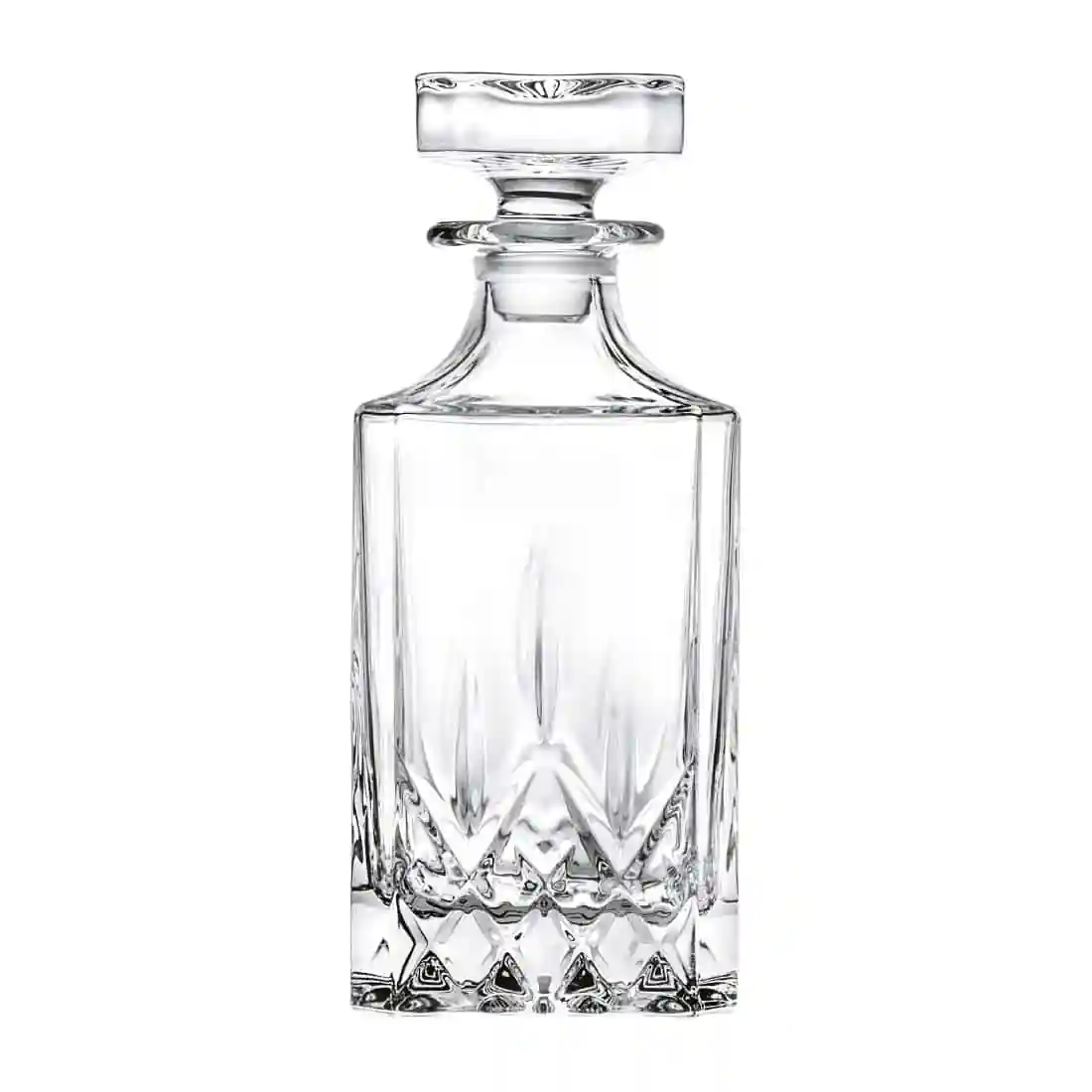 RCR Cristalleria Opera Square Whisky Decanter 750ml (Pack of 4)