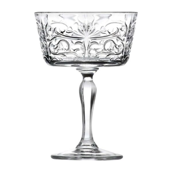 RCR Cristalleria Tattoo Champagne Saucer 268ml (Pack of 12) - Image 2