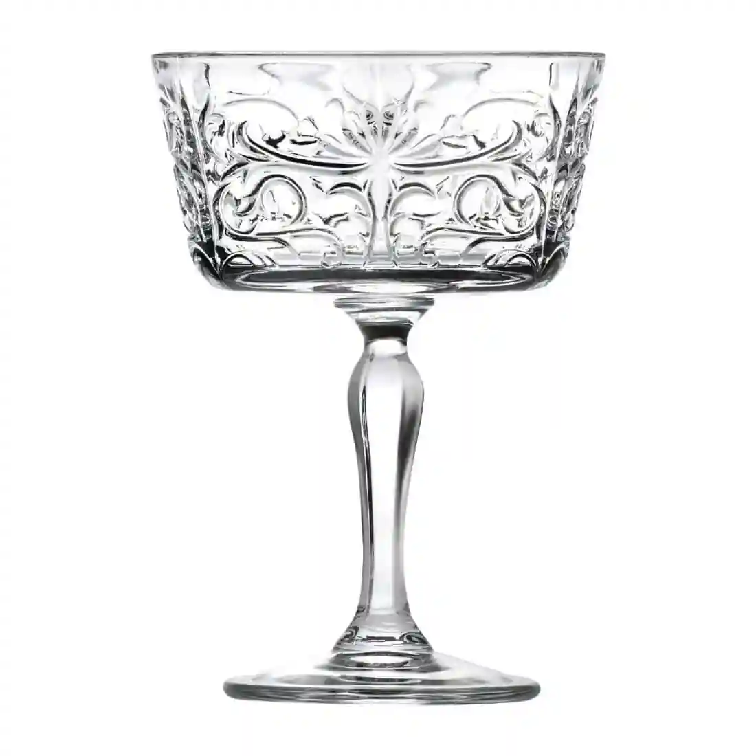 RCR Cristalleria Tattoo Champagne Saucer 268ml (Pack of 12) - Image 1