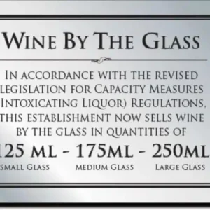 Wine by the glass 125