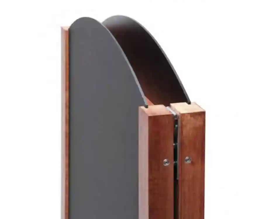 Wooden Curved Chalkboard A Board