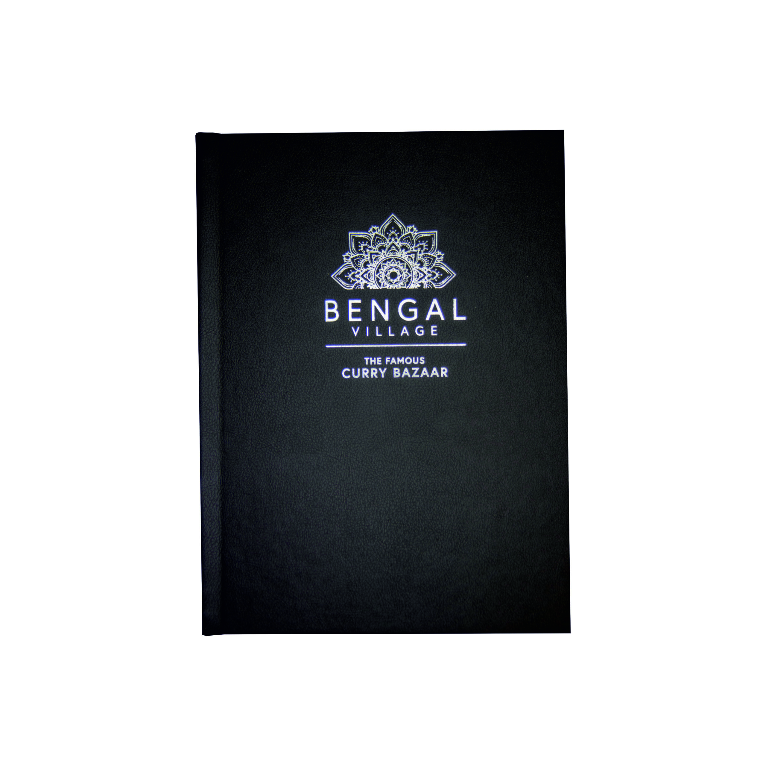 Fine Grain Faux Leather Menu Covers by Smart Hospitality Supplies (Black 2)