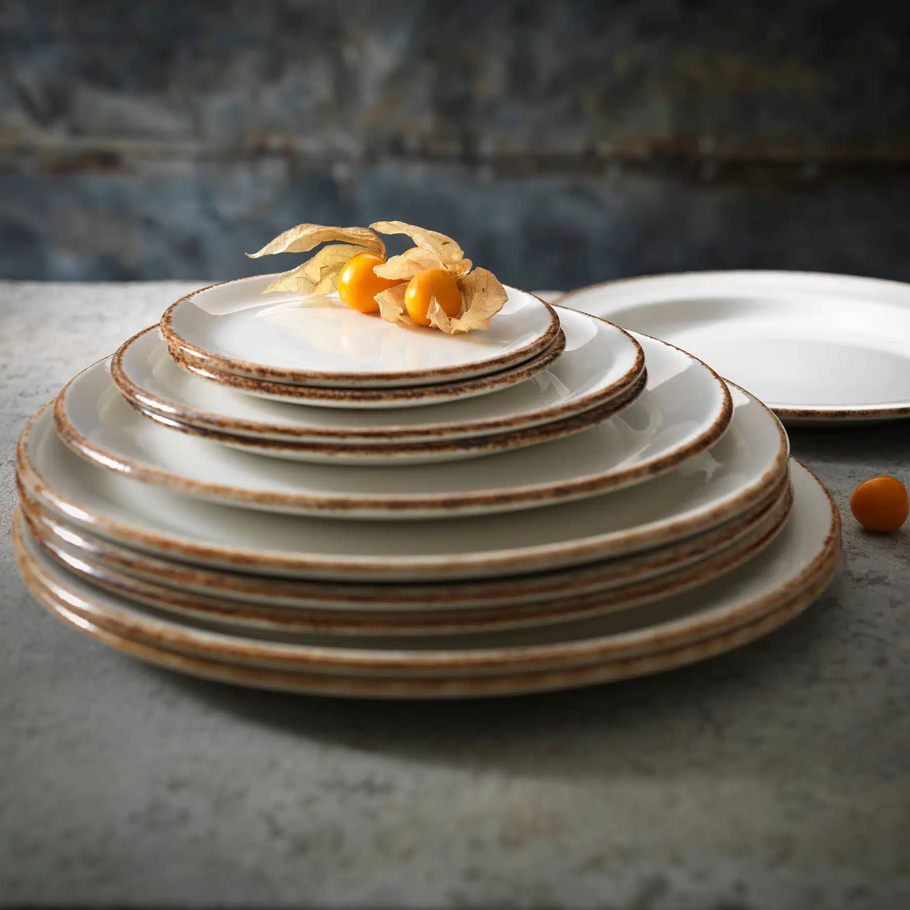 Steelite Brown Dapple Crockery