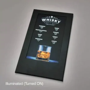 How to order your personalised illuminated LED menu covers