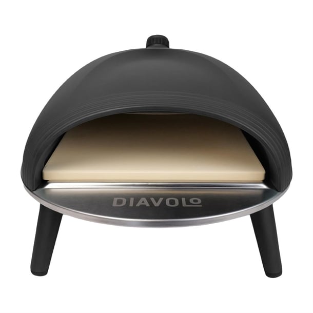 Order Diavolo Gas Pizza Oven Bundle Black DEL-3003 online at Smart Hospitality Supplies