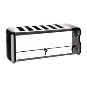 Buy Rowlett Esprit 6 Slot Toaster Jet Black With Duraheat Elements And Sandwich Cage From Smart Hospitality Supplies