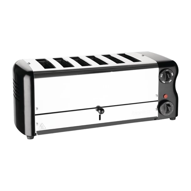 Buy Rowlett Esprit 6 Slot Toaster Jet Black With Duraheat Elements And Sandwich Cage From Smart Hospitality Supplies