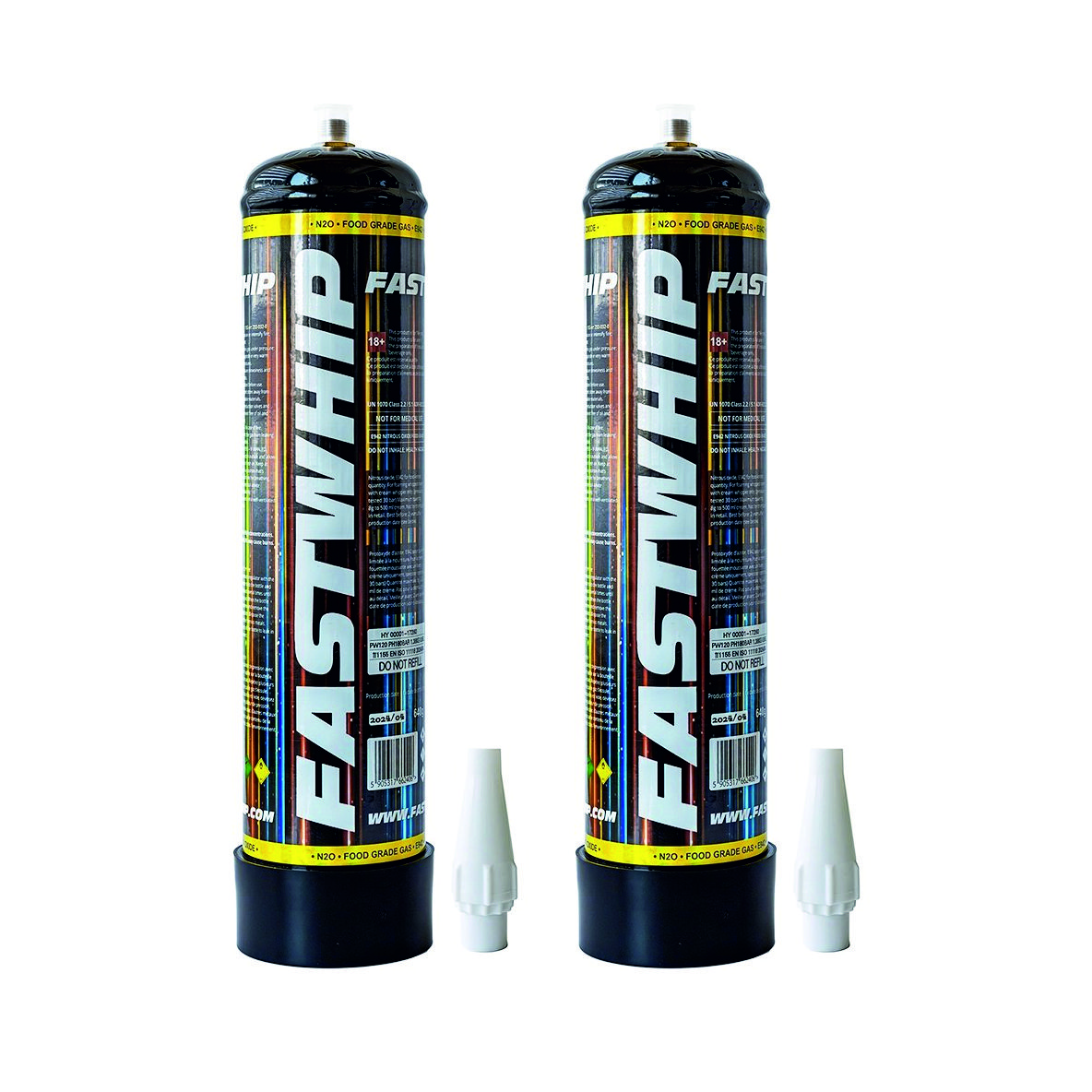 Fast Whip Nitrous Oxide Cream Chargers x 2 Cartridge (700g N2O)