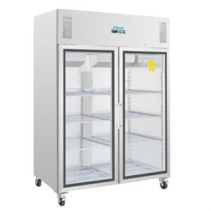 Buy Polar G-Series Upright Double Door Gastro Display Fridge 1200Ltr From Smart Hospitality Supplies