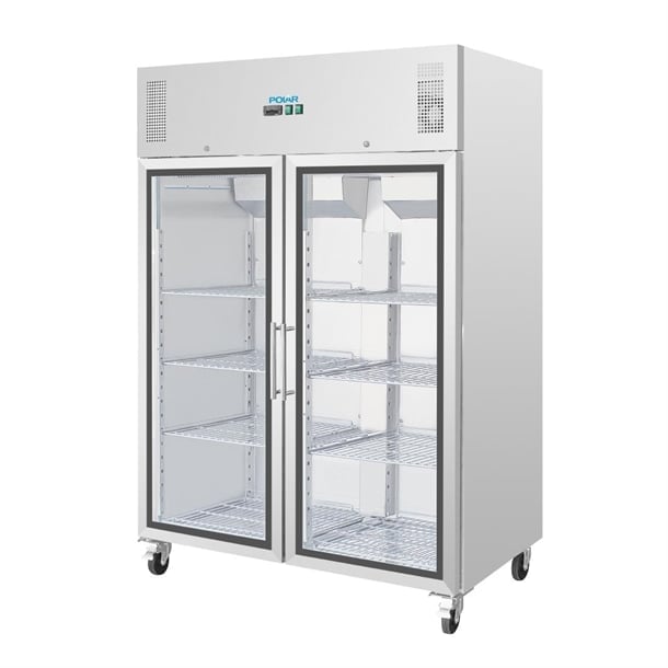 Buy Polar G-Series Upright Double Door Gastro Display Fridge 1200Ltr From Smart Hospitality Supplies