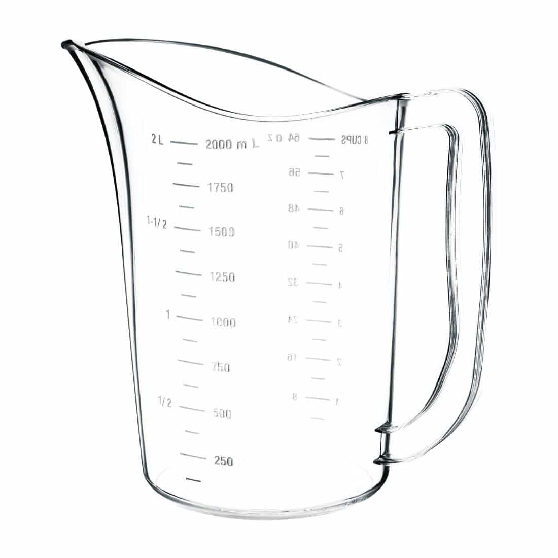 Vogue Polycarbonate Measuring Jug 2Ltr