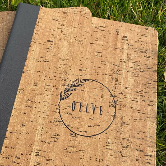 Cork Menu Covers