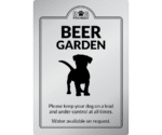 Dog Friendly Beer Garden - Exterior Sign