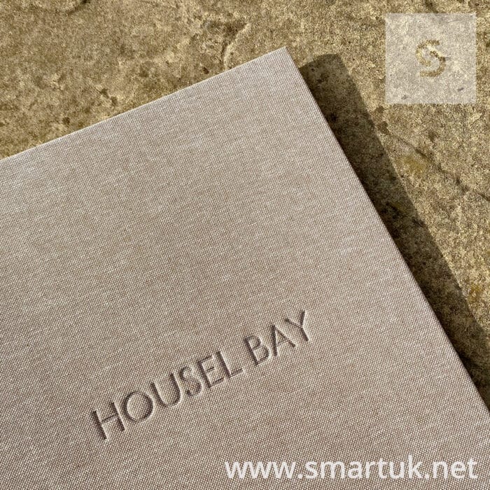 Hessian Menu Covers