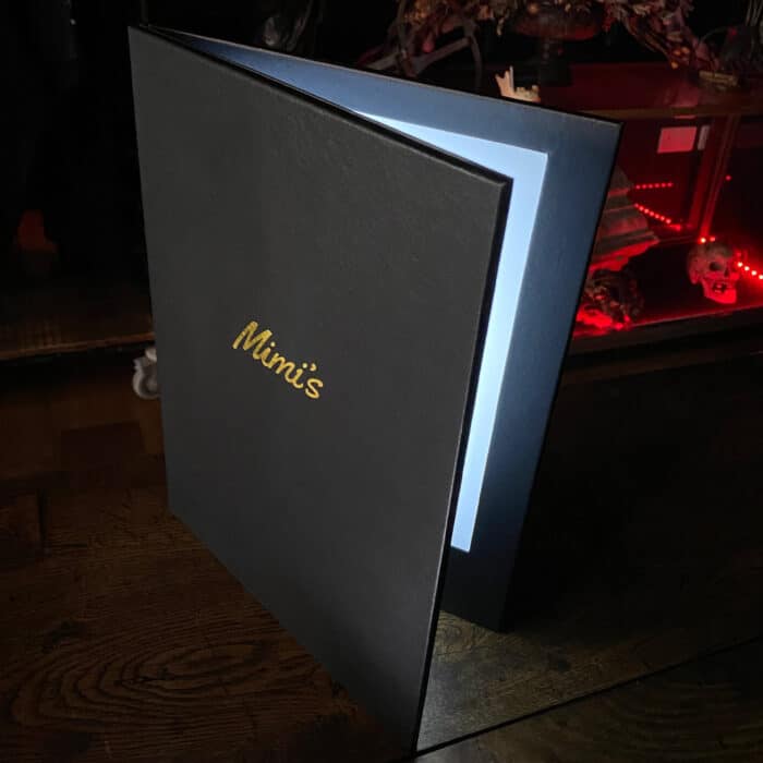 Illuminated LED Menu Covers