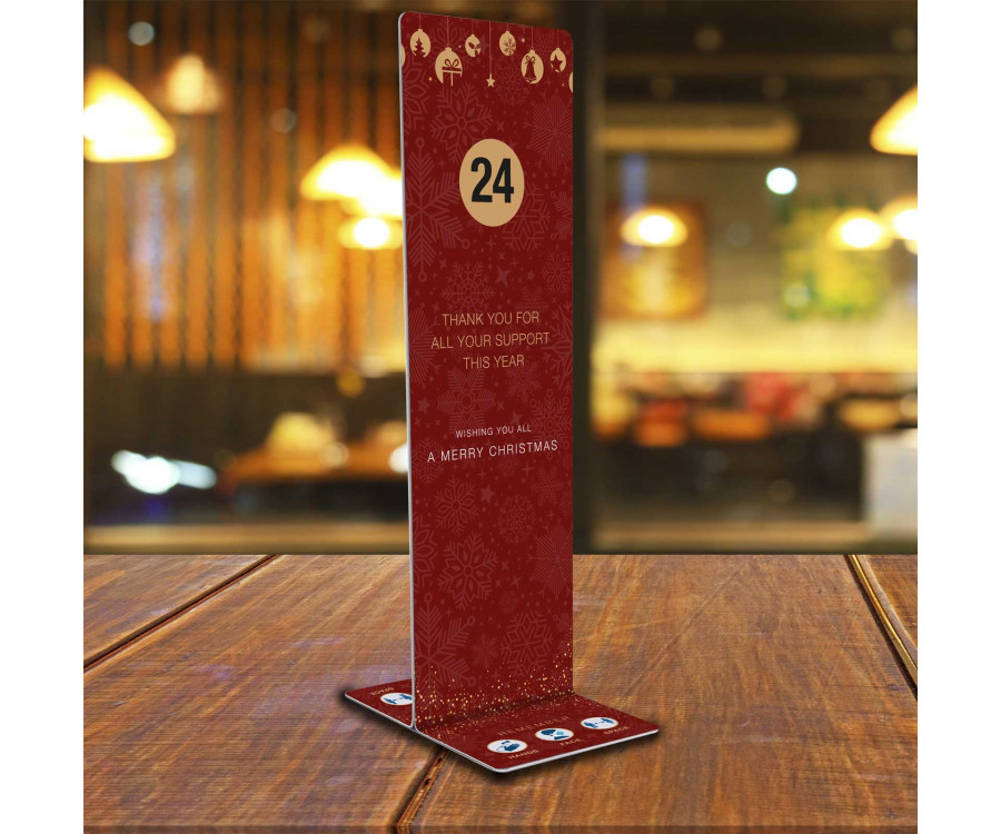 Christmas Tall Table Number