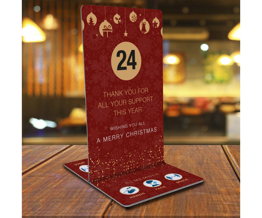 Christmas Table Number