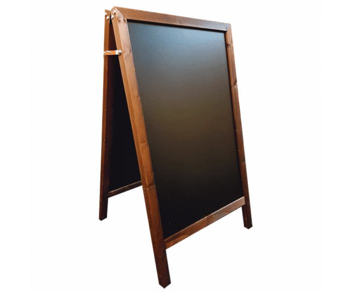 Wood Frame Blackboard A-Board - Exterior Use