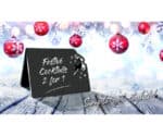 Christmas Reindeer Counter Top Tent Message Board