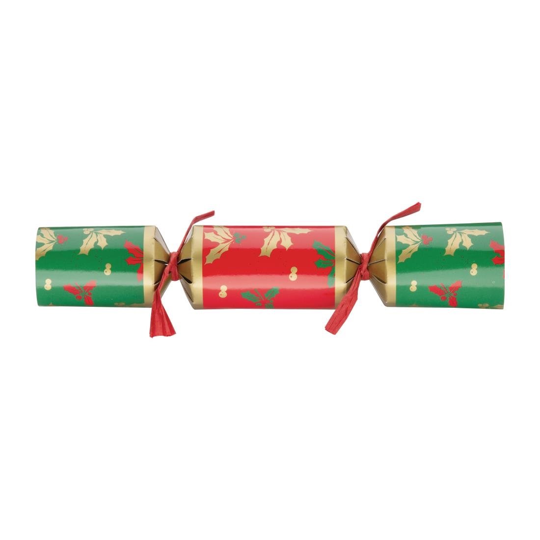 Fiesta Green, Red & Gold 9" Christmas Crackers
