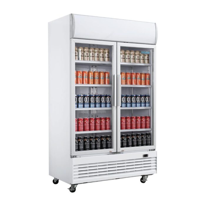 Polar G-Series Upright Display Cooler with Light Box 950Ltr