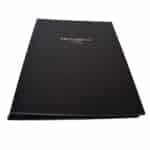 Carbon Fibre Menu Covers