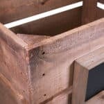 Wooden Crate Retail and Menu Holder