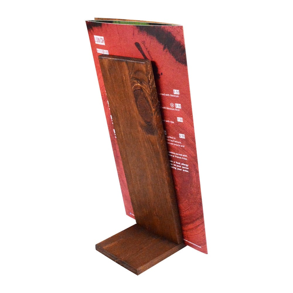 Wooden Rest Menu Holders