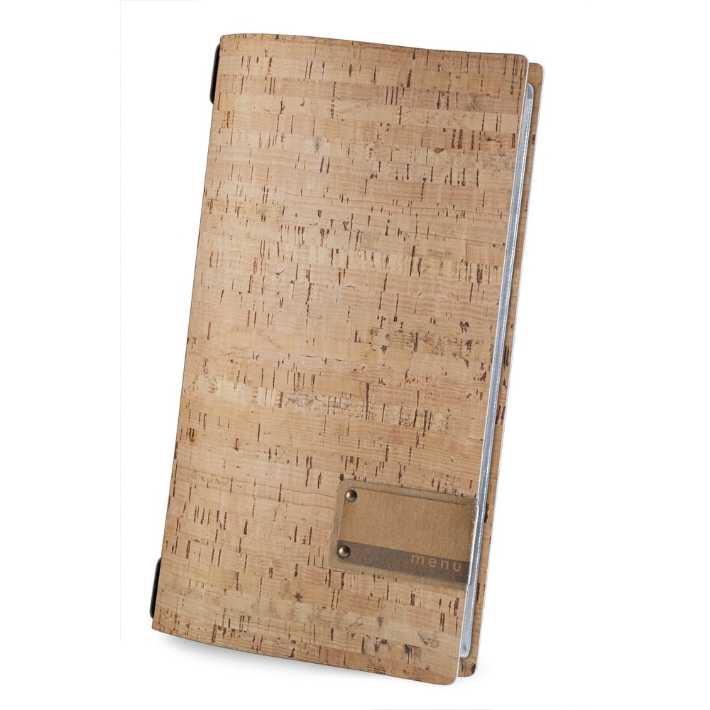 Flexible Cork 2/3 A4 Menu Cover