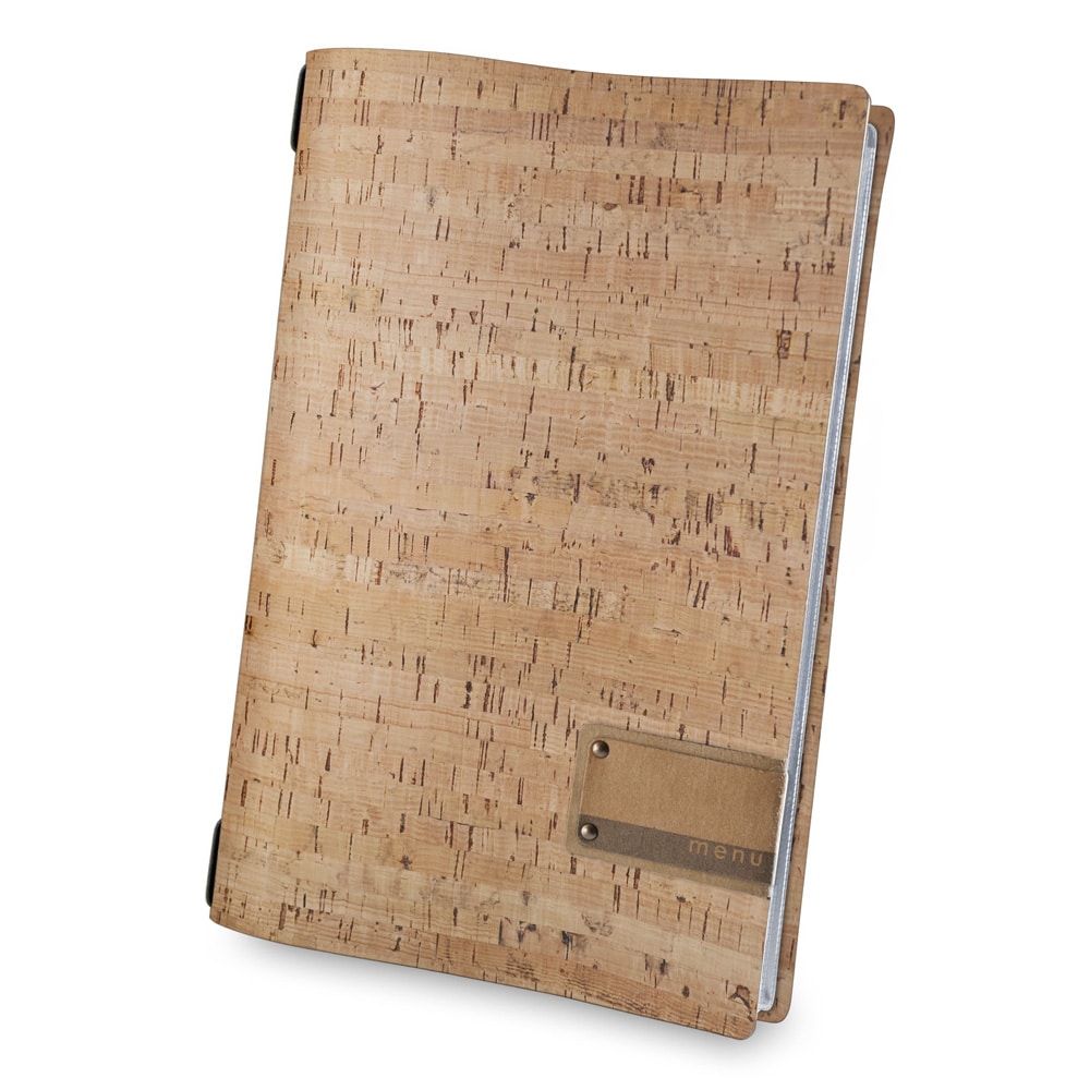 Flexible Cork A4 Menu Cover