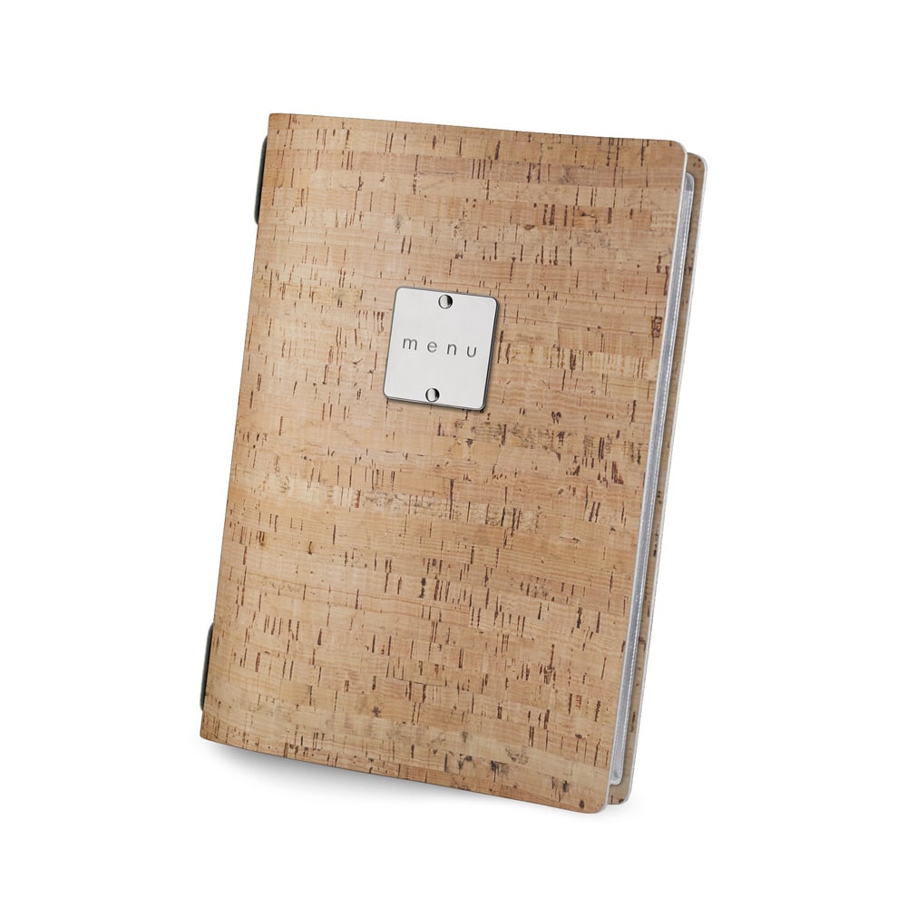 Flexible Cork A5 Menu Cover