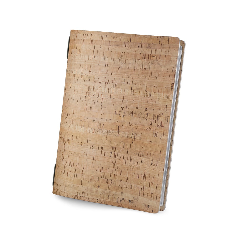 Flexible Cork A5 Menu Cover