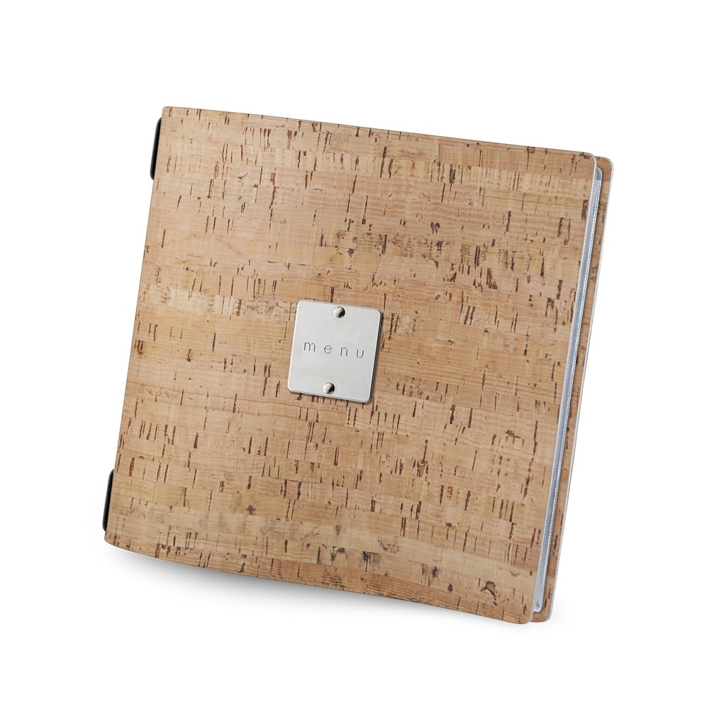 Flexible Cork Square Menu Cover