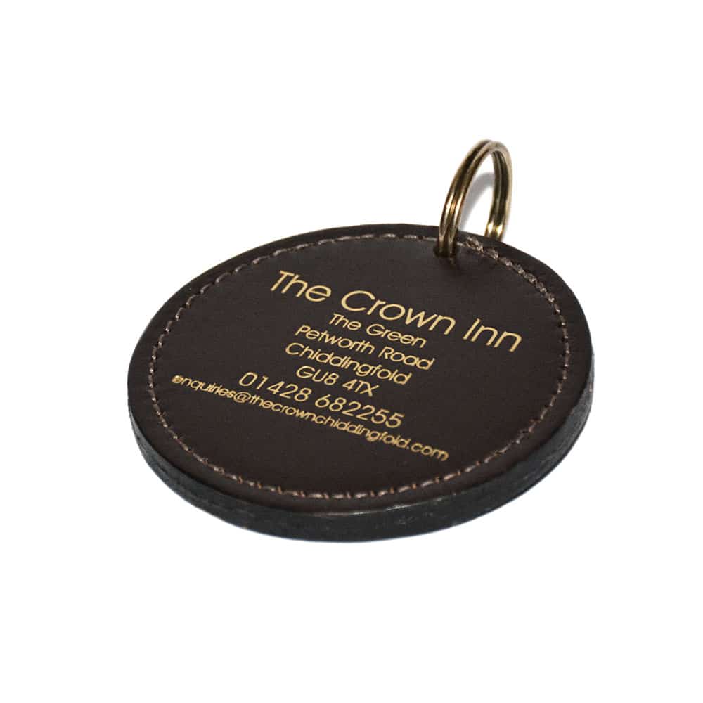 Saddle Hide Leather Hotel Key Fob