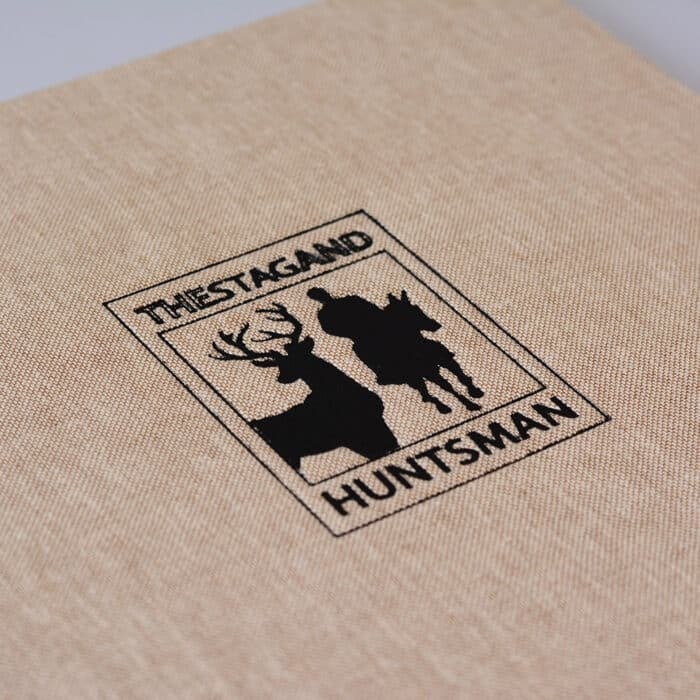 Hessian Menu Covers