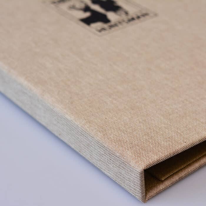 Hessian Menu Covers