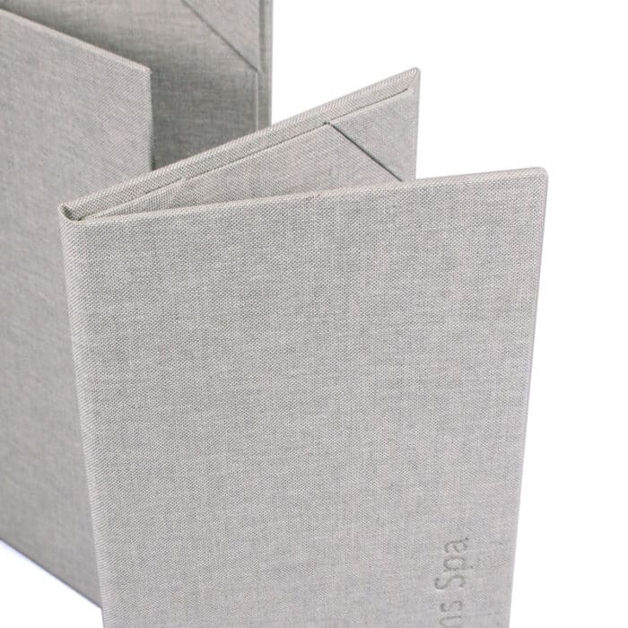 Hessian Menu Covers