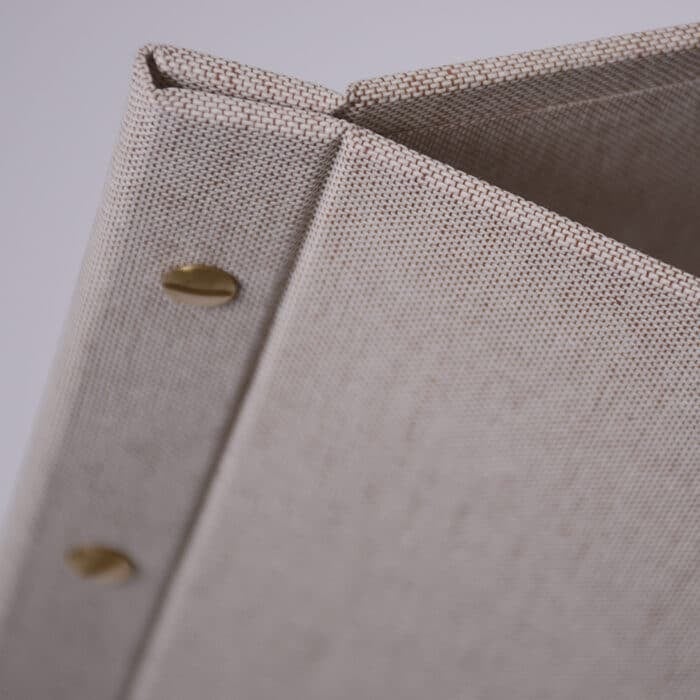 Hessian Menu Covers