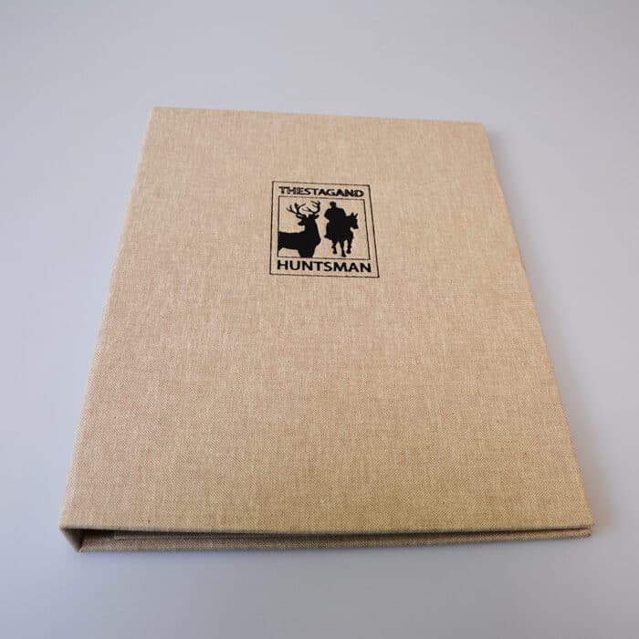 Hessian Menu Covers