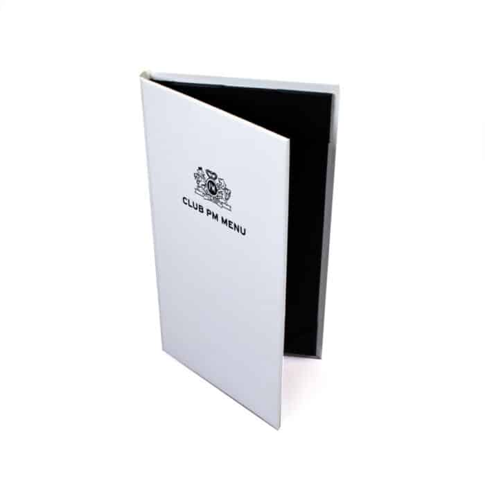 London Buckram Menu Covers