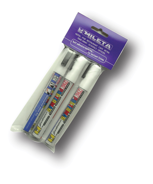 Chalk Markers Exterior - White