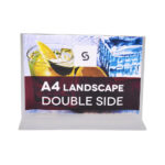Acrylic Double Sided Menu Holders - Landscape
