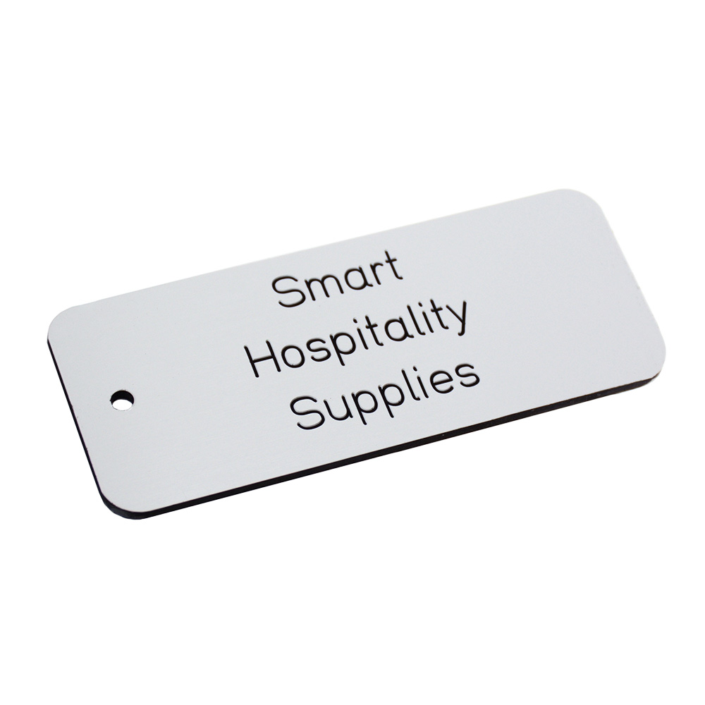 Text Engraved Hotel Key Tags