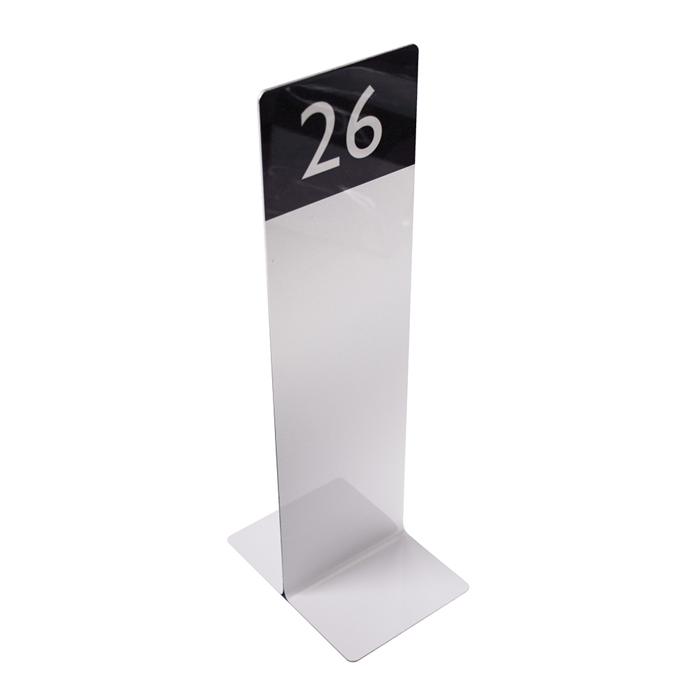 Aluminium Tall Table Number